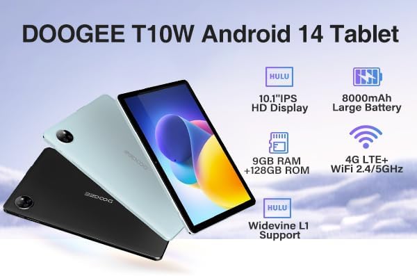 DOOGEE T10W Android タブレット ユーザーマニュアル